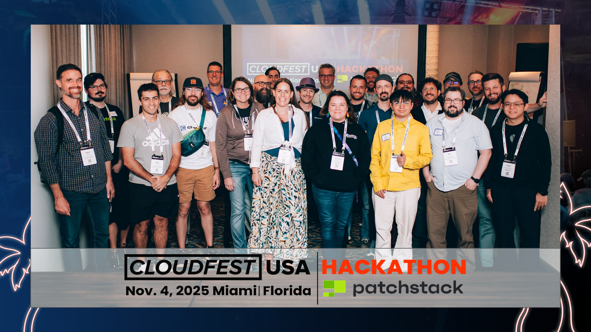 CloudFest Hackathon Group in Miami, 2025